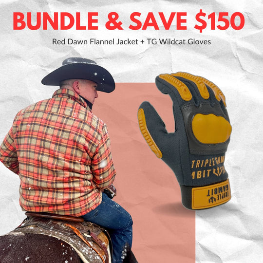 Red Dawn TG Flannel Jacket + TG Wildcat Gloves Bundle