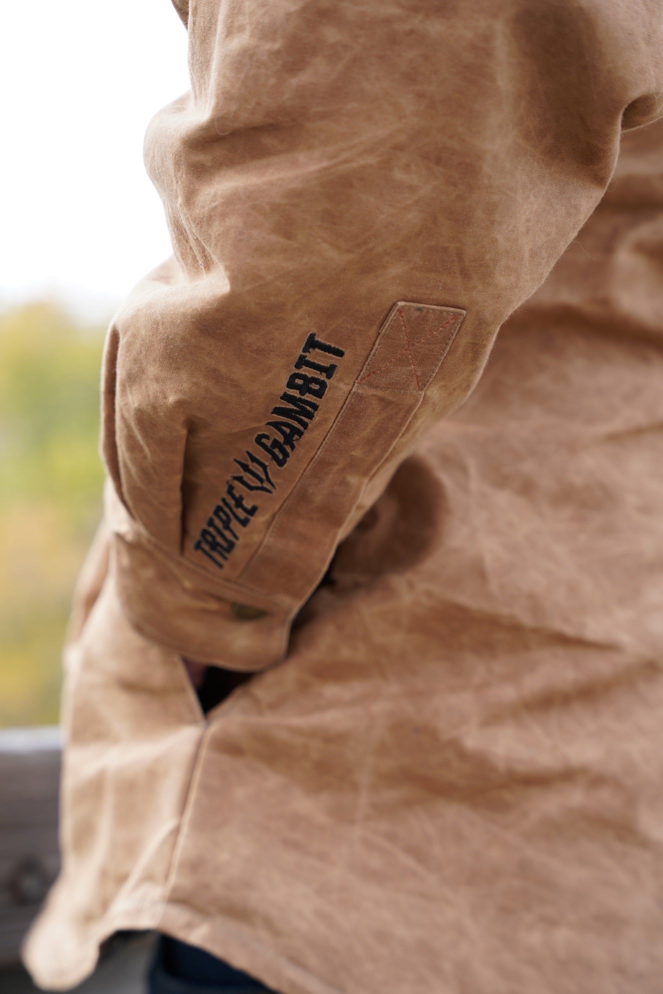 TG Sentinel | Waxed Canvas CC Jacket – Triple Gambit